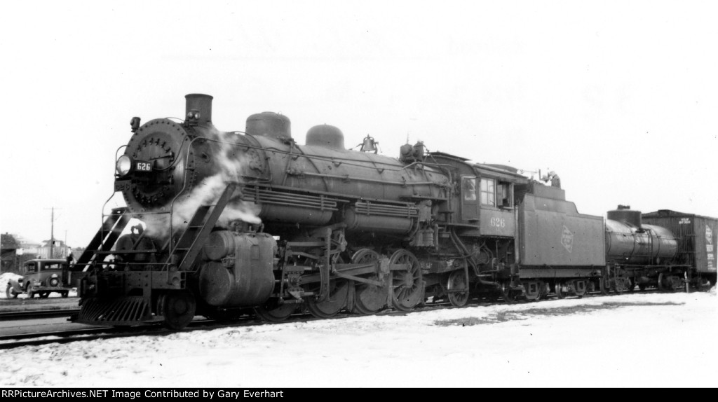 MILW 2-8-2 #626 - Milwaukee Road